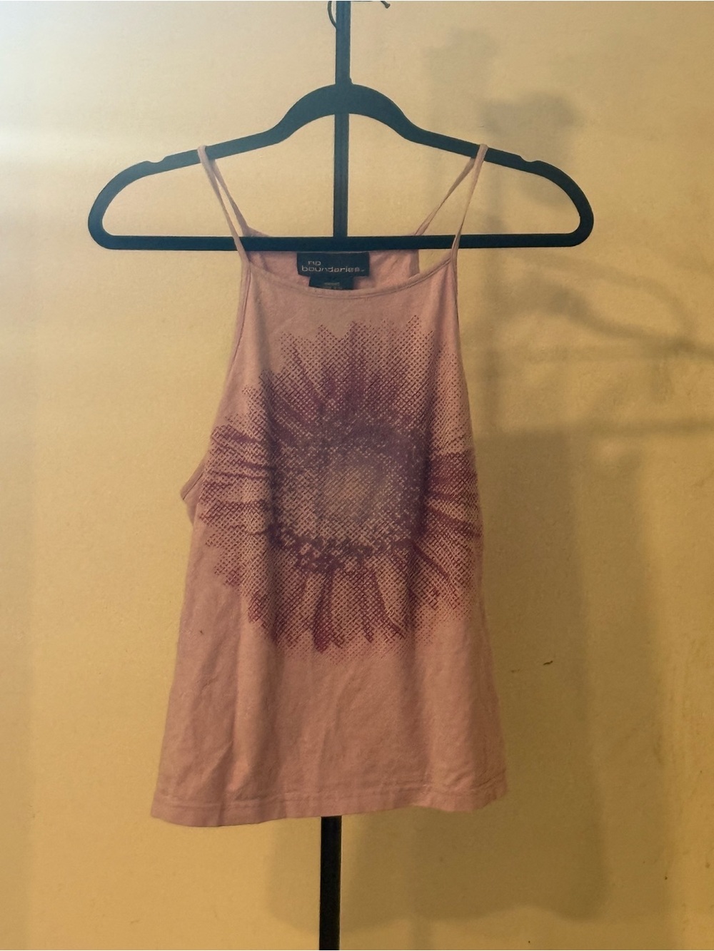 No Boundaries Light Pink Sunburst Camisole